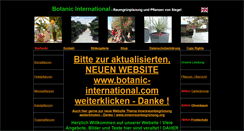 Desktop Screenshot of botanic-international.eu